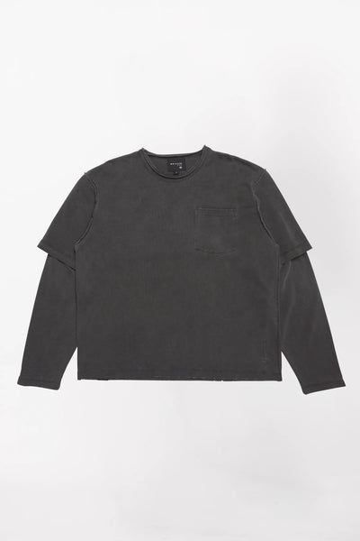 LAYER LS T-SHIRT - CHARCOAL