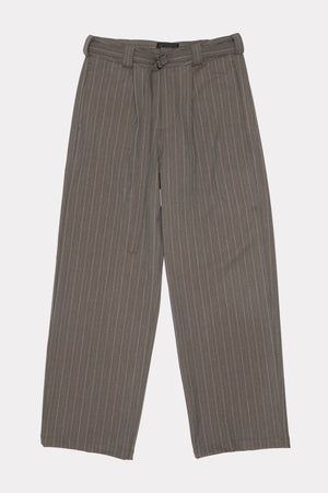 LIMIT SUIT TROUSER - BROWN PINSTRIPE