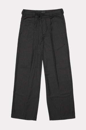 Limit Suit Trouser Classic Pinstripe by Beach Brains on white background
