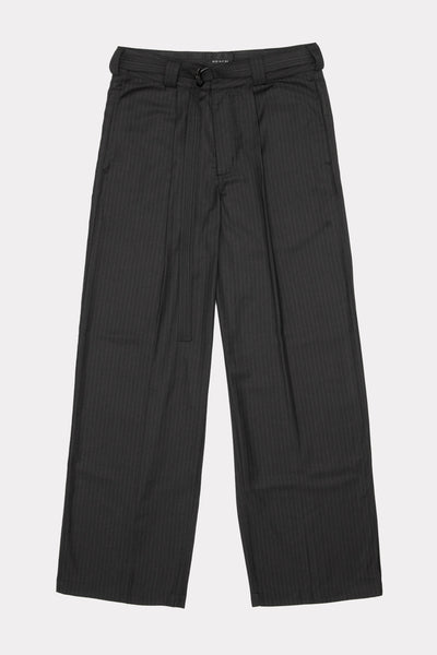 Limit Suit Trouser Classic Pinstripe by Beach Brains on white background