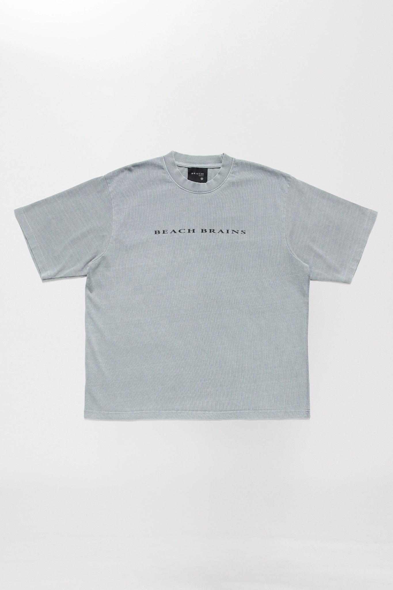 LOGO BOXY T-SHIRT - STEEL