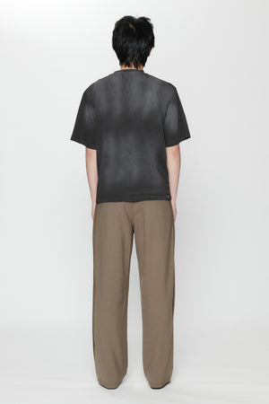 LOGO STAR BOXY T-SHIRT - SUN FADED BLACK