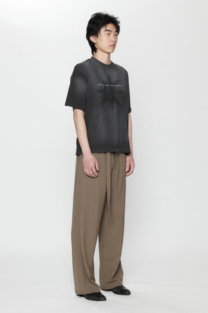 LOGO STAR BOXY T-SHIRT - SUN FADED BLACK