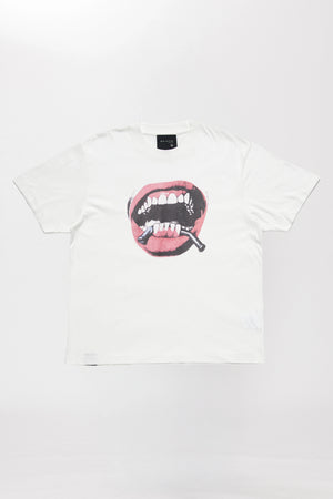 MOUTH T-SHIRT - CRISP WHITE