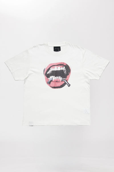 MOUTH T-SHIRT - CRISP WHITE
