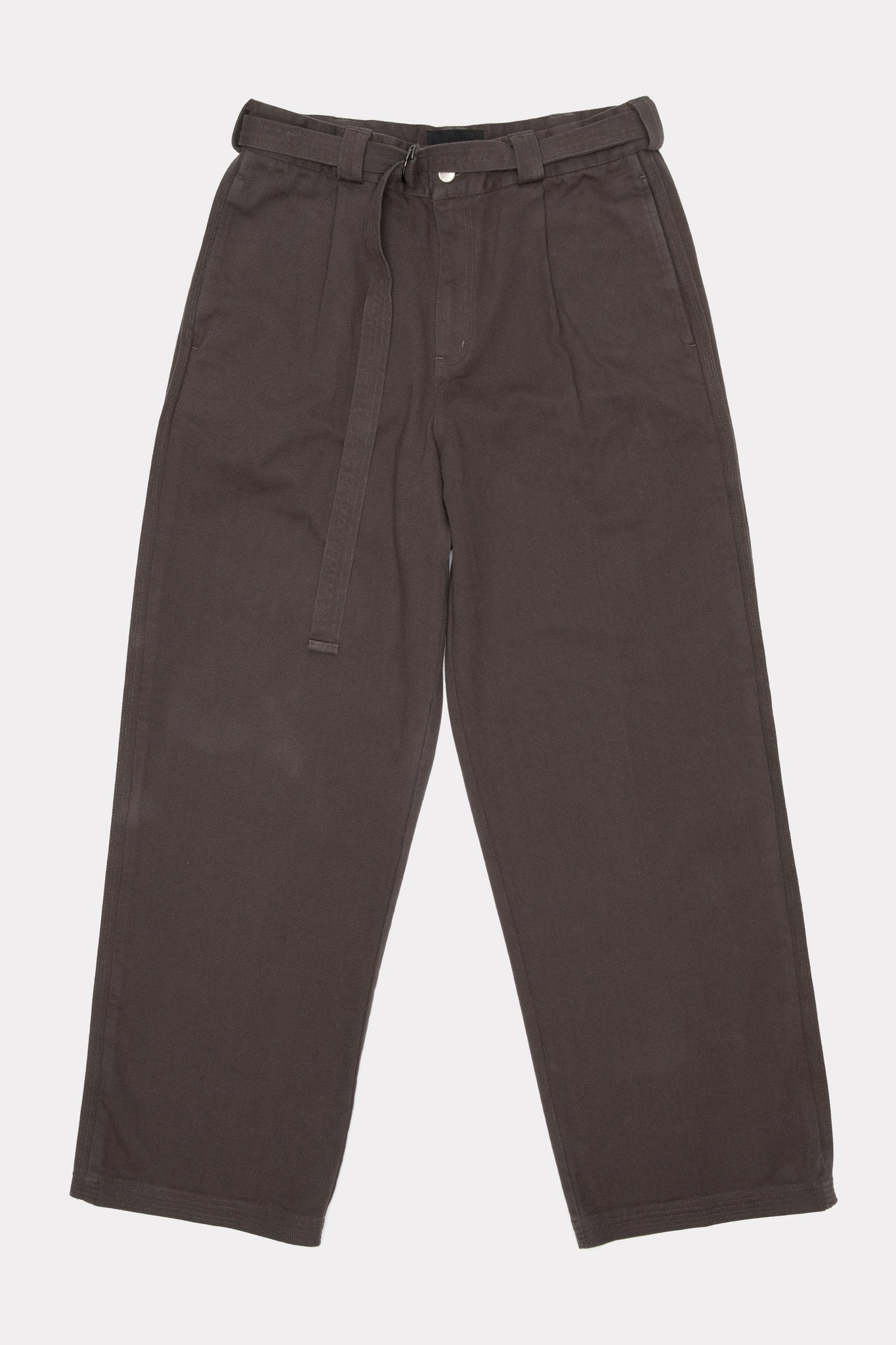PLEATED WORK PANT - DARK GREY