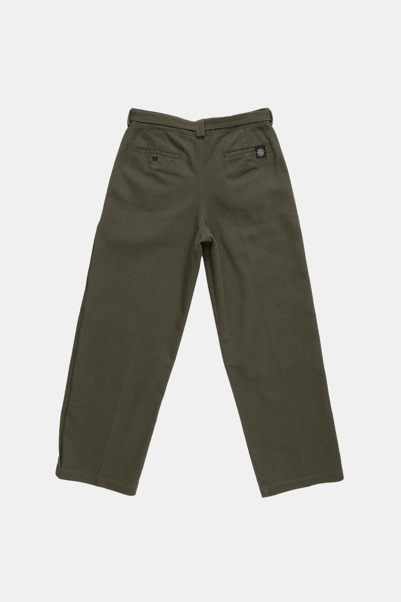 PLEATED WORK PANT - FATIGUE