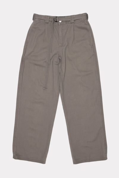 PLEATED WORK PANT - GRAVEL