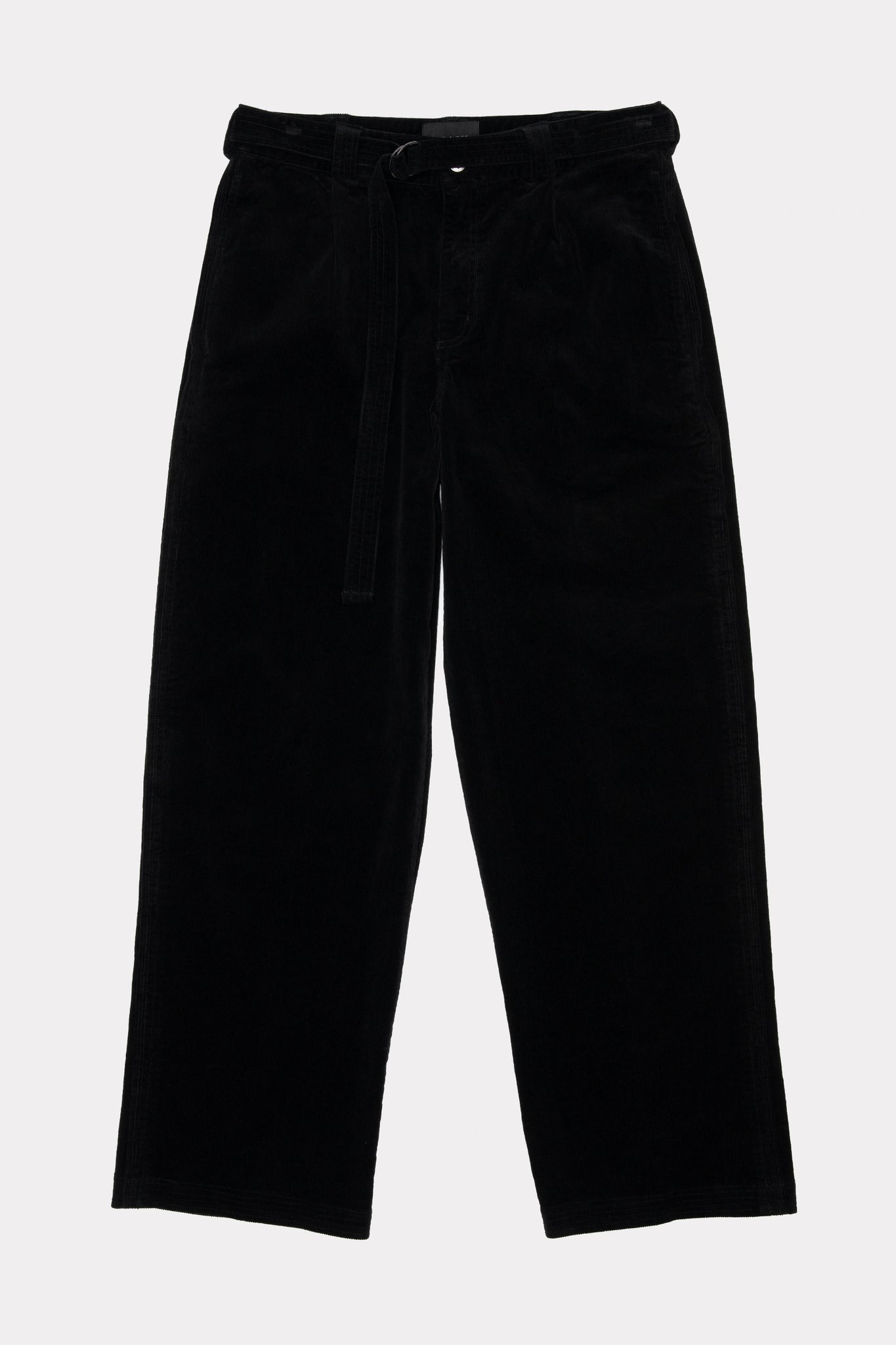 PLEATED WORK PANT - VINTAGE BLACK CORDUROY
