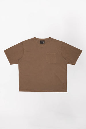 POCKET T-SHIRT - BROWN