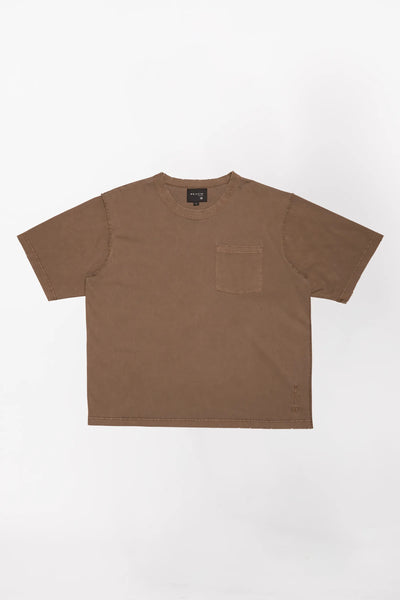 POCKET T-SHIRT - BROWN