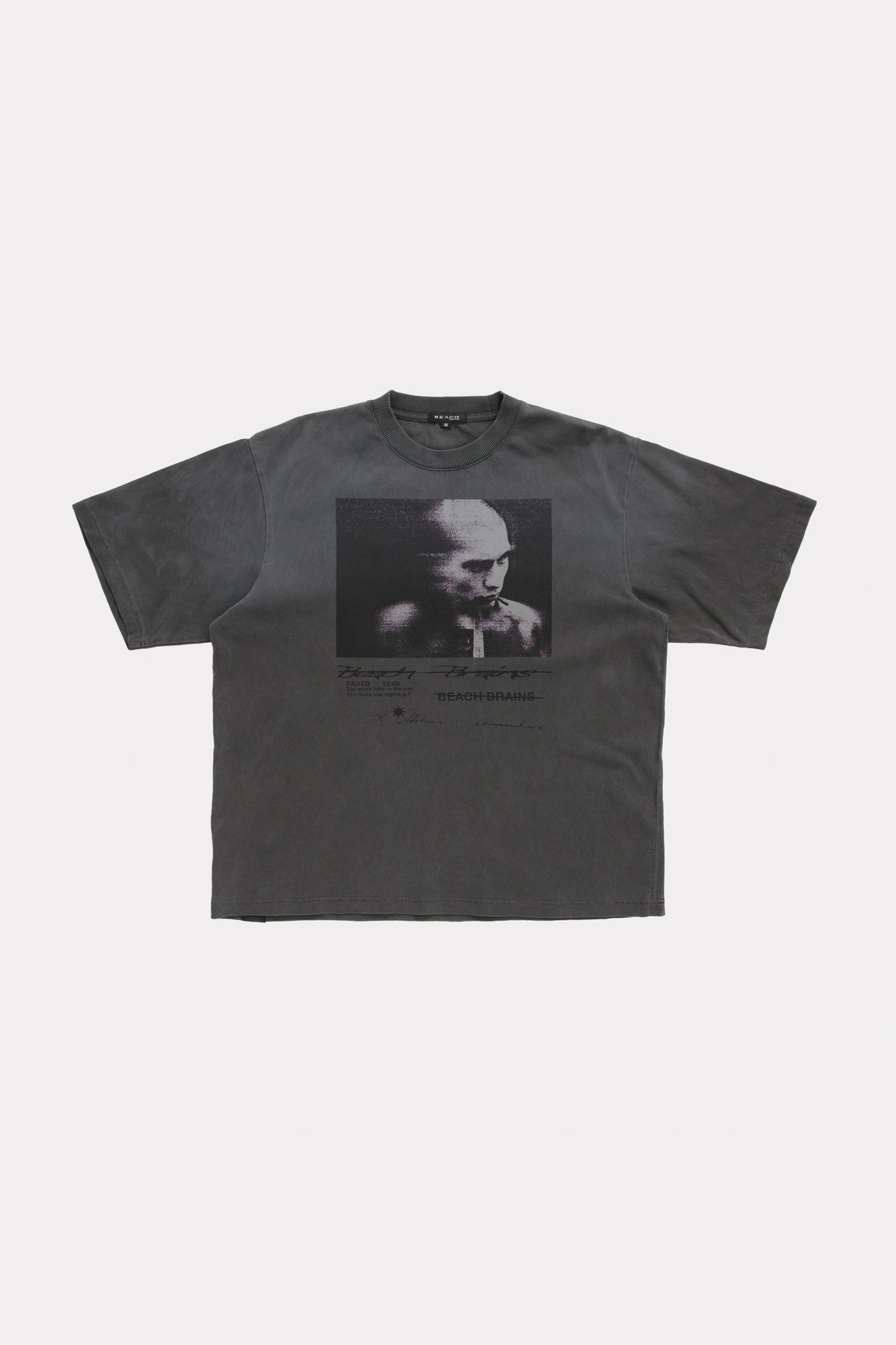 PUNK T-SHIRT - SUN FADED BLACK