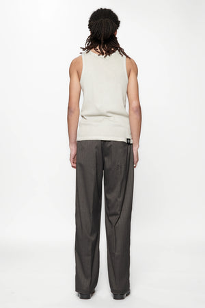 SHADOW SUIT PANT - BLACK HERRINGBONE
