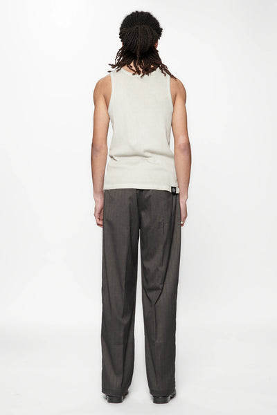 SHADOW SUIT PANT - BLACK HERRINGBONE