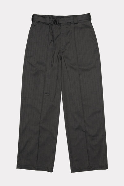 SHADOW SUIT PANT - BLACK HERRINGBONE