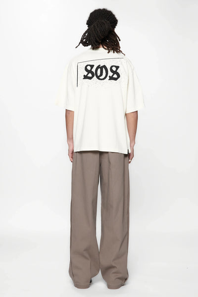 SOS T-SHIRT - CRISP WHITE