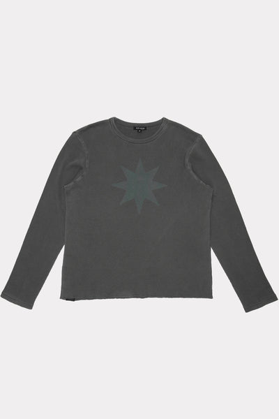 STAR WAFFLE LS - CHARCOAL