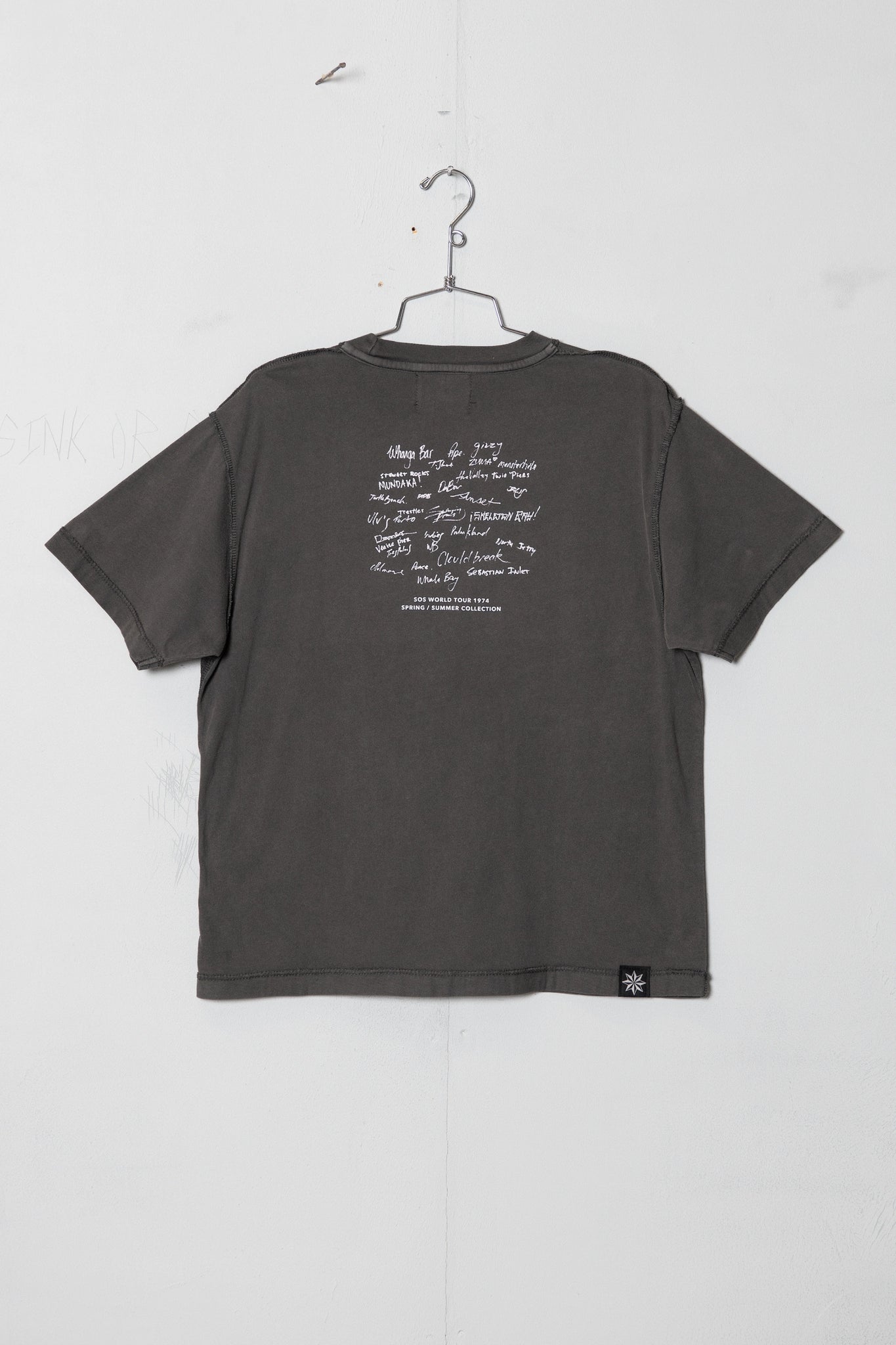 SWIM TEAM T-SHIRT - CHARCOAL