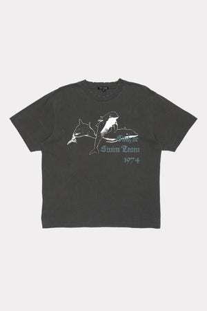SWIM TEAM T-SHIRT - CHARCOAL