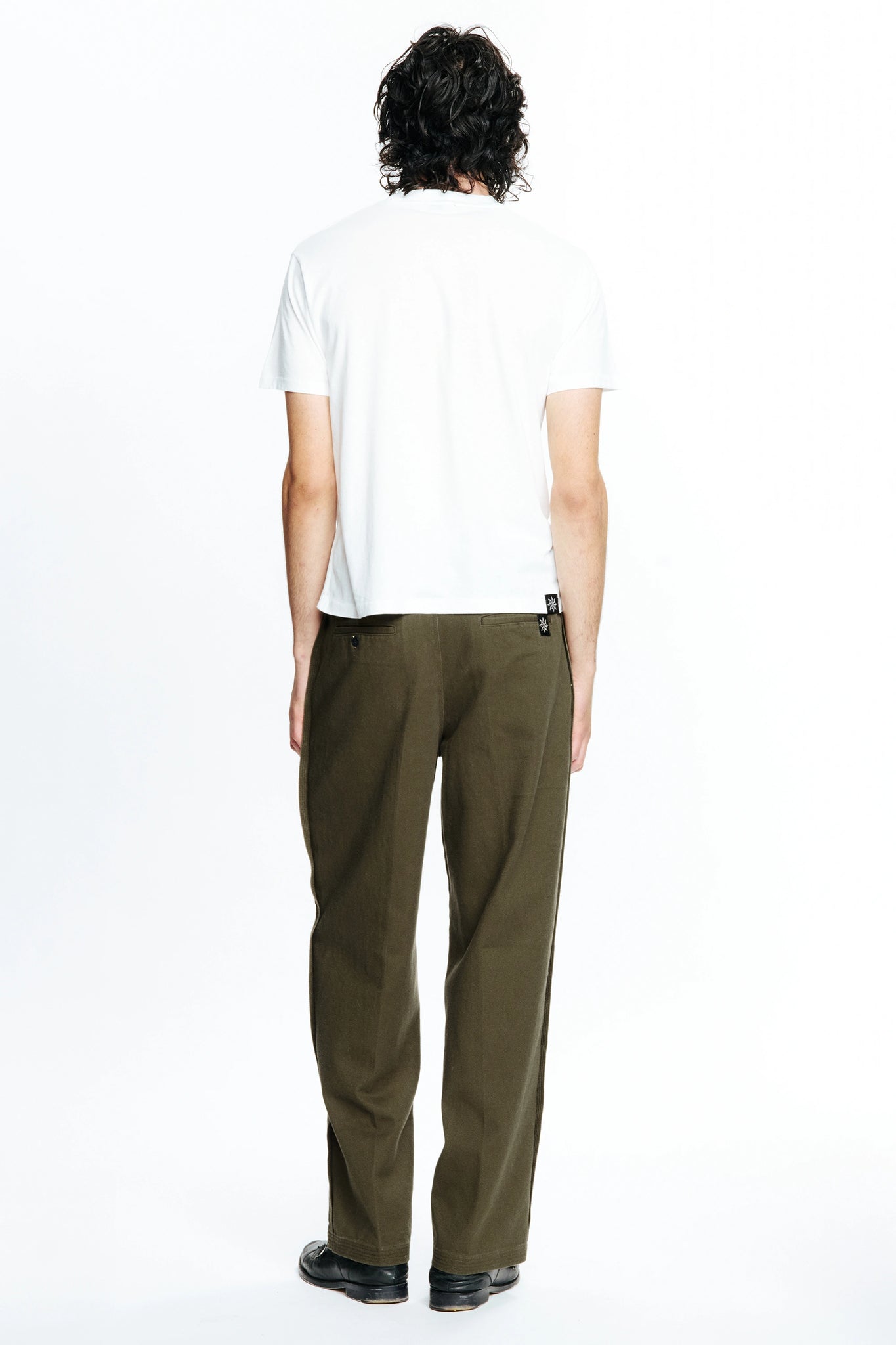 PLEATED WORK PANT - FATIGUE
