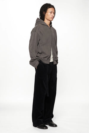 TOUR ZIP HOOD - CHARCOAL