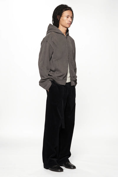 TOUR ZIP HOOD - CHARCOAL