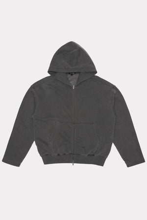 TOUR ZIP HOOD - CHARCOAL