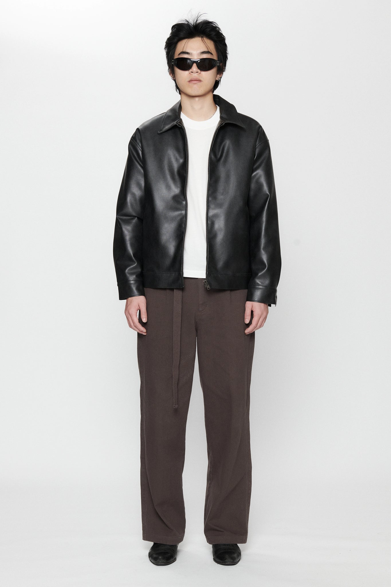 Vegan Leather Jacket | Jet Black | Shop Now – Beach Brains Vegan Leather Jacket | Jet Black | Shop Now – Beach Brains