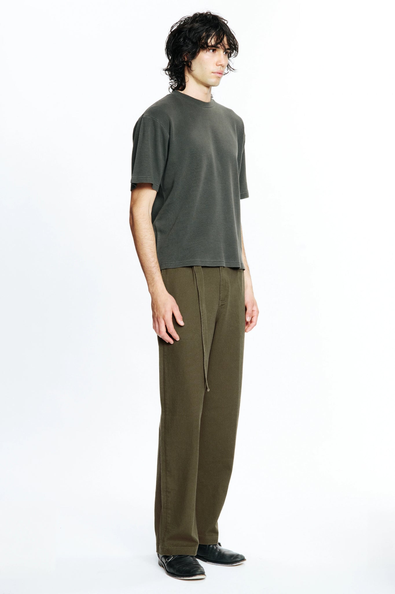 WAFFLE DREAM T-SHIRT - CHARCOAL