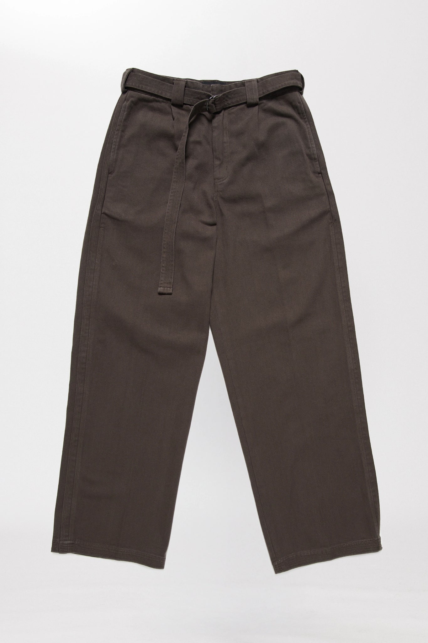 PLEATED WORK PANT - DARK GREY