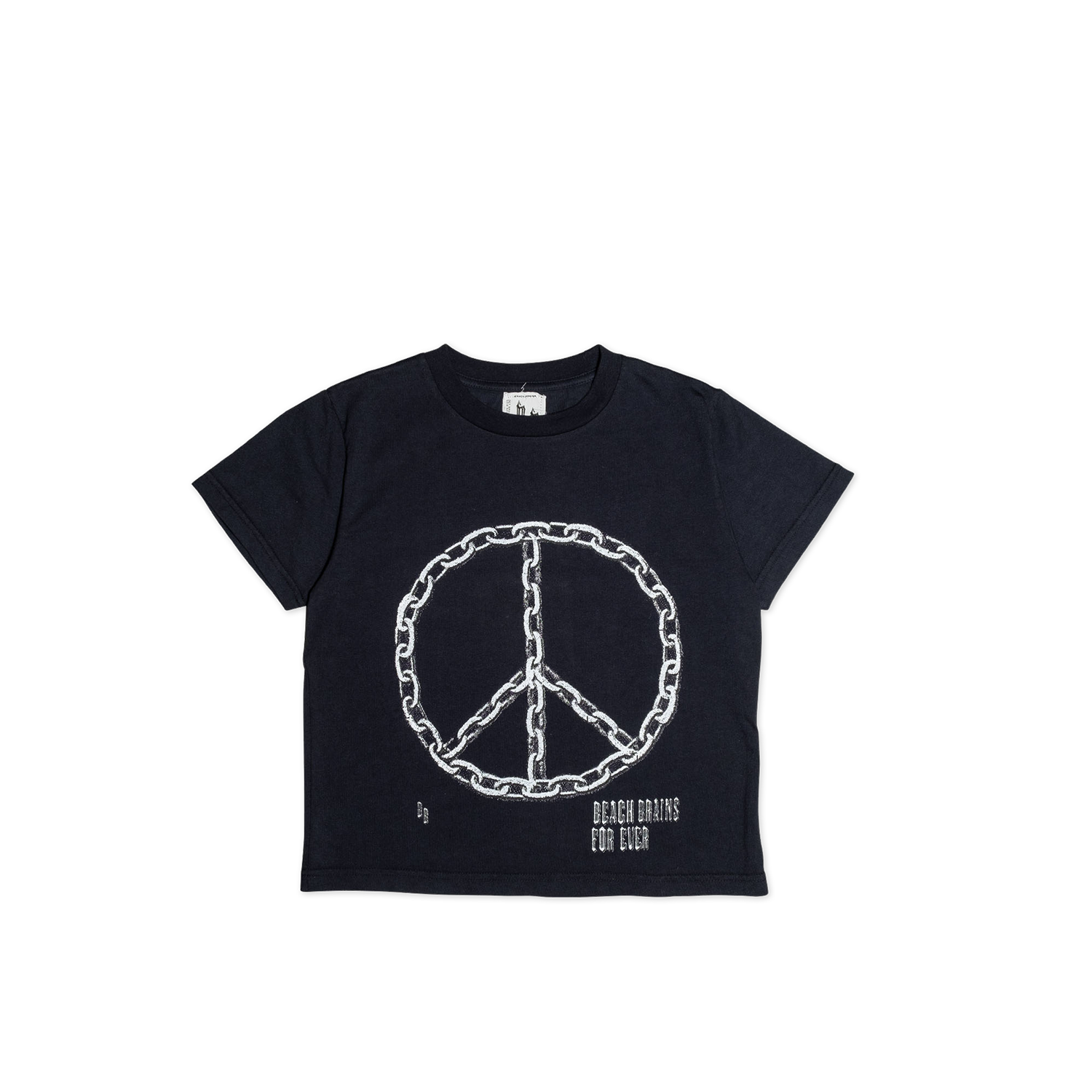 PEACE BABY TEE BLACK