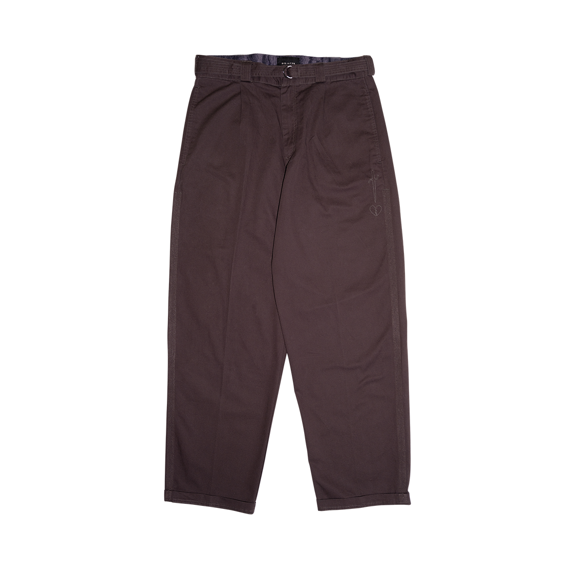 PLEATED WORK PANT, CHARCOAL