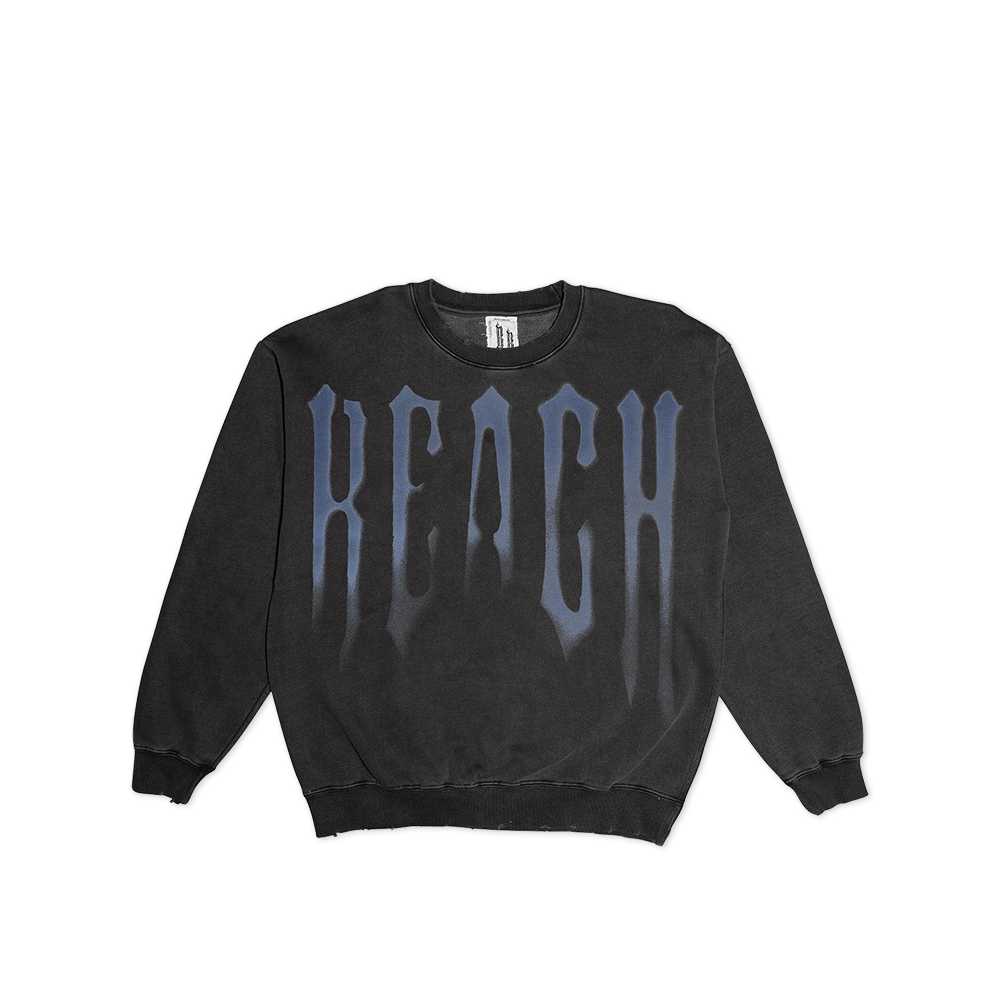WASHED BEACH CREW - CHARCOAL