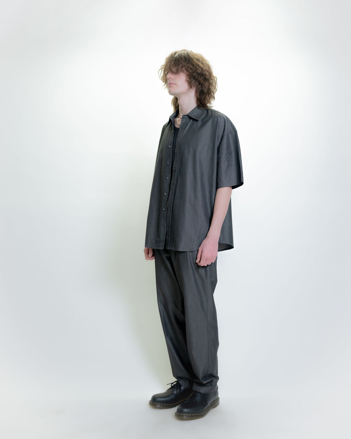 SUITS ME PANT - GREY STRIPE