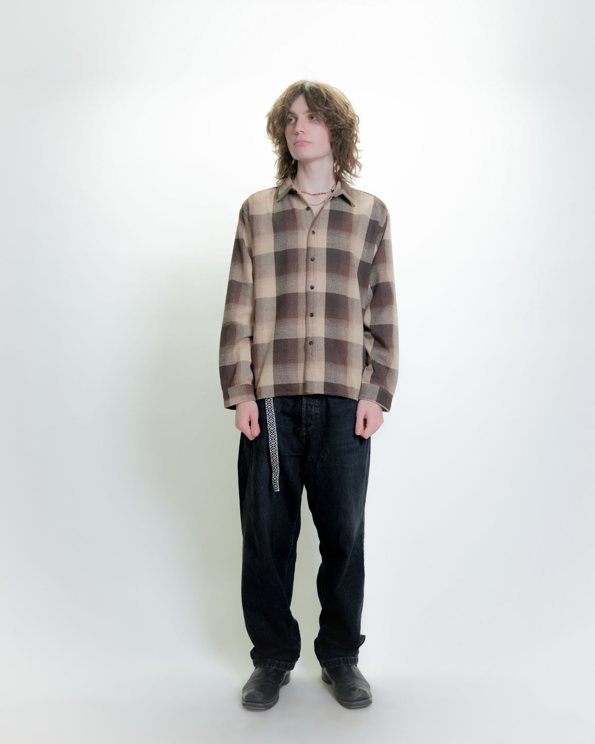 THE BB SHIRT - BROWN PLAID
