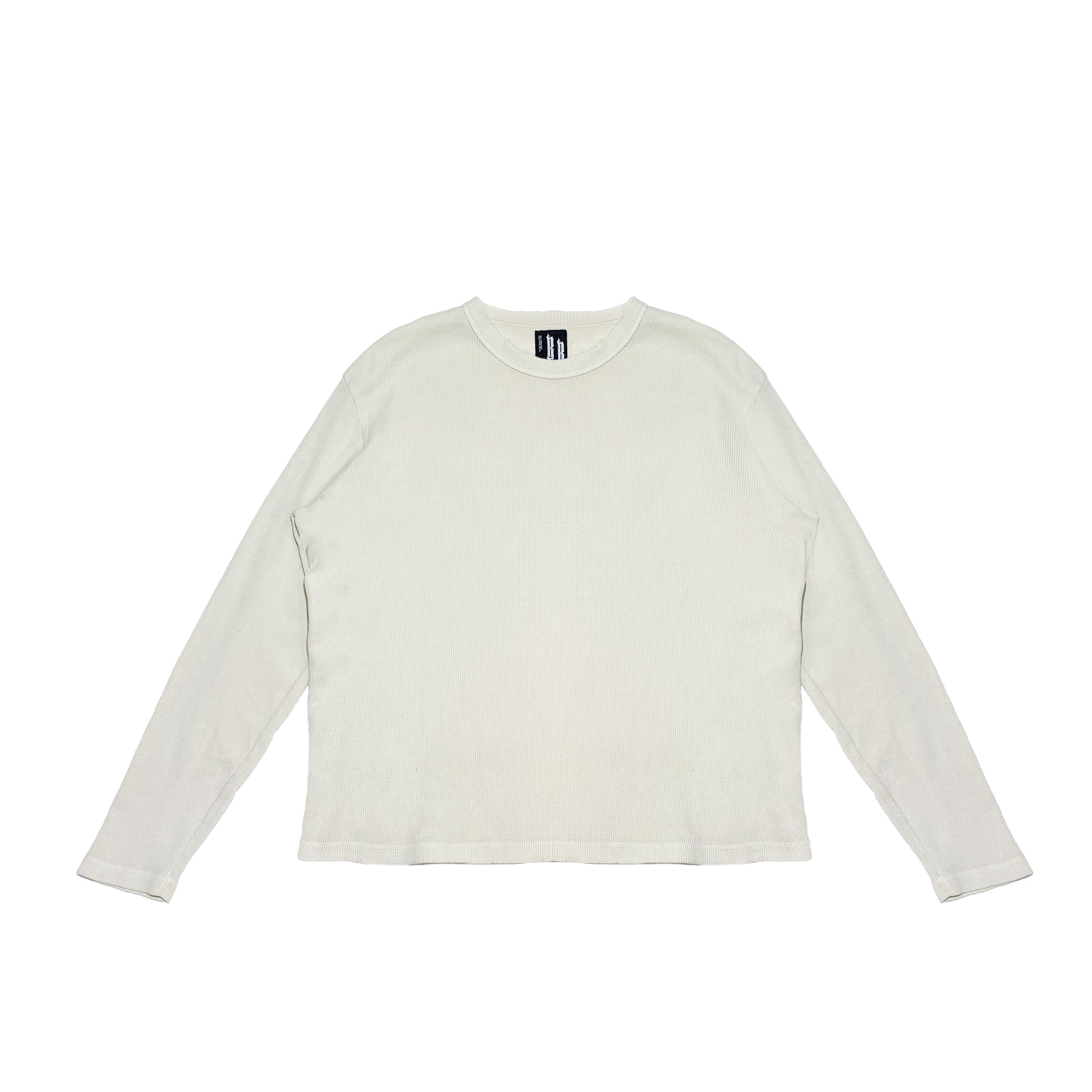 WAFFLE LS TEE - BONE